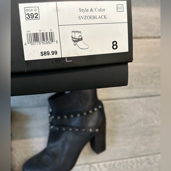 Simply Vera Wang boots, NWT NIB studded boots size 8 womens ankle boots booties - Picture 5 of 13